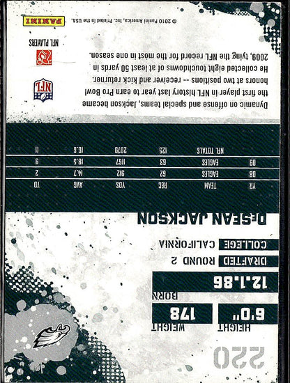 2010 Score #220 DeSean Jackson