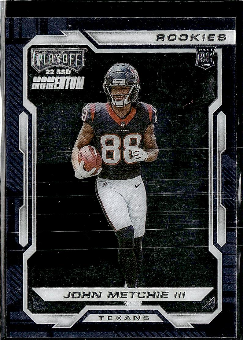 2022 Panini Chronicles #PMR-14 John Metchie III Playoff Momentum Rookies