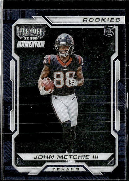 2022 Panini Chronicles #PMR-14 John Metchie III Playoff Momentum Rookies