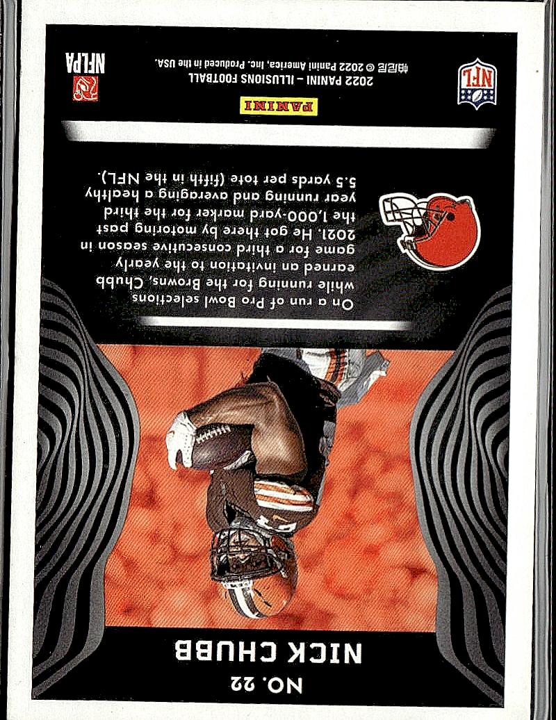 2022 Panini Illusions #22 Nick Chubb