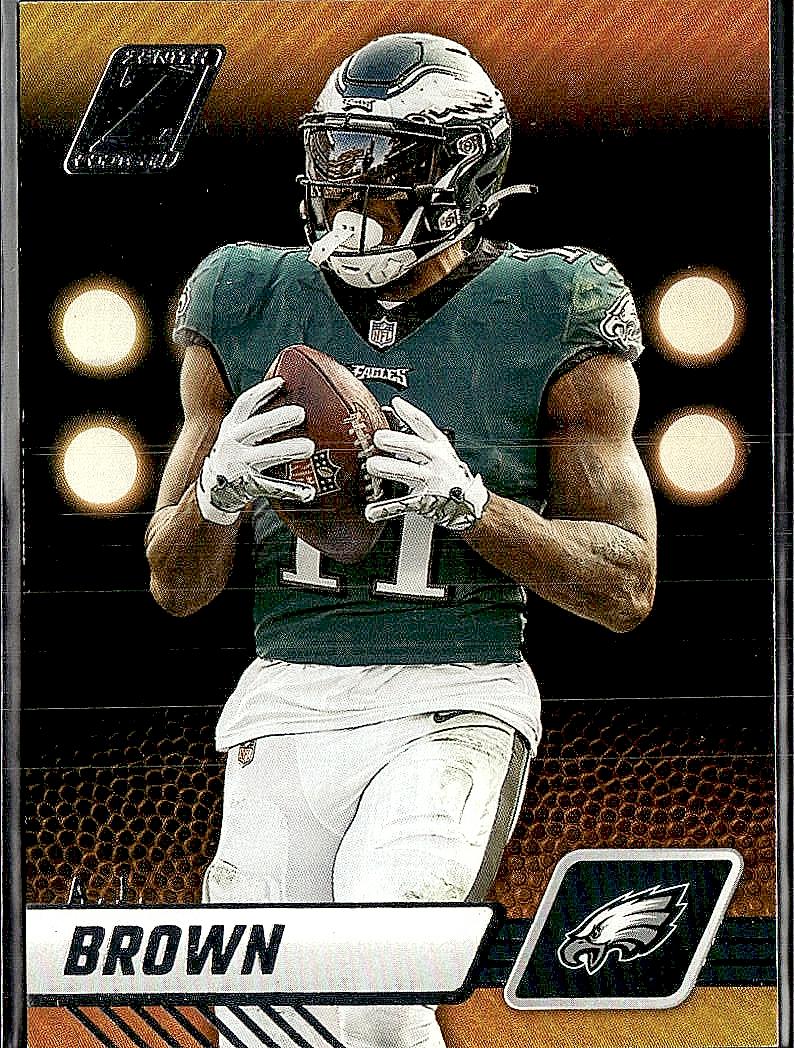 2023 Panini Zenith #79 A.J. Brown Red Zone