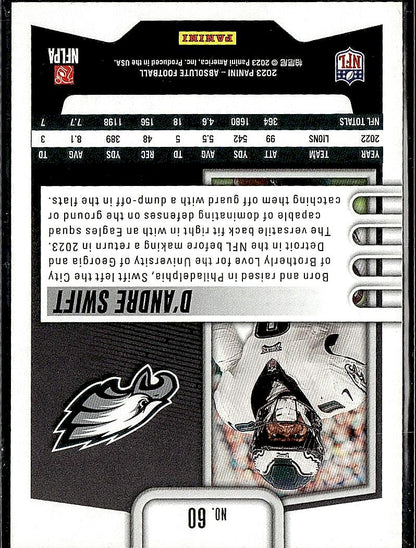 2023 Panini Absolute #60 D'Andre Swift