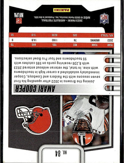 2023 Panini Absolute #84 Amari Cooper