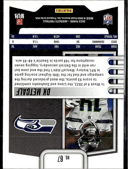 2023 Panini Absolute #67 DK Metcalf