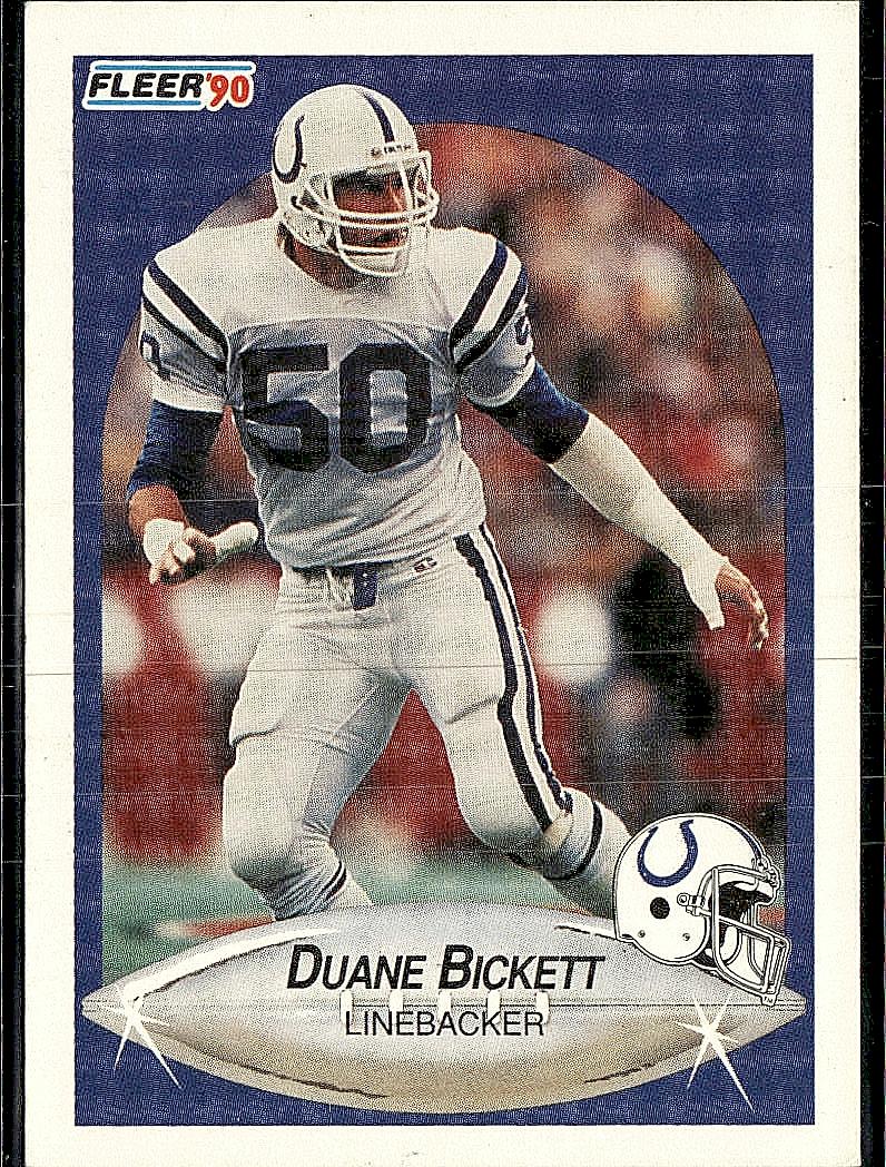 1990 Fleer #228 Duane Bickett
