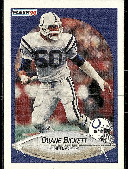 1990 Fleer #228 Duane Bickett