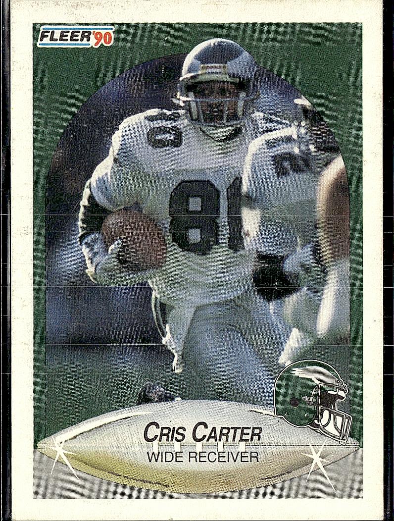 1990 Fleer #81 Cris Carter
