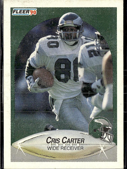 1990 Fleer #81 Cris Carter