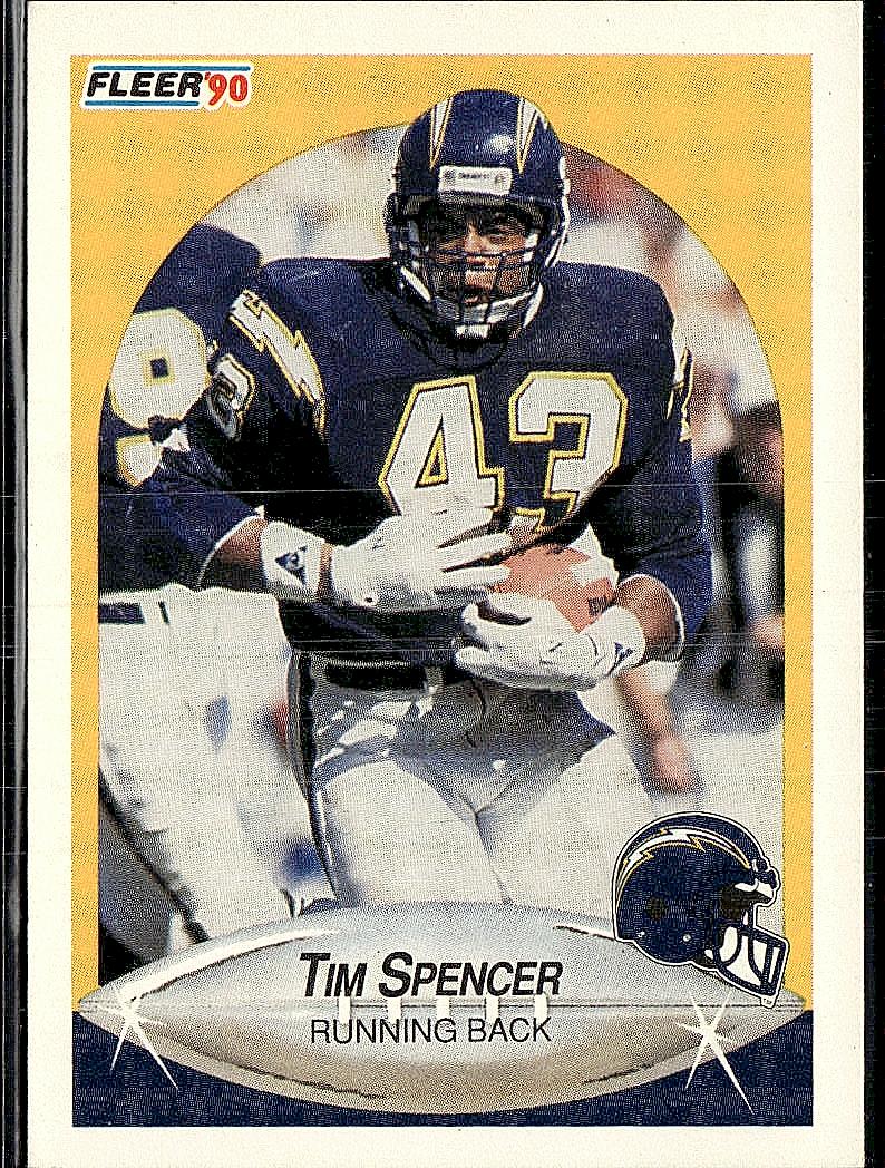 1990 Fleer #314 Tim Spencer