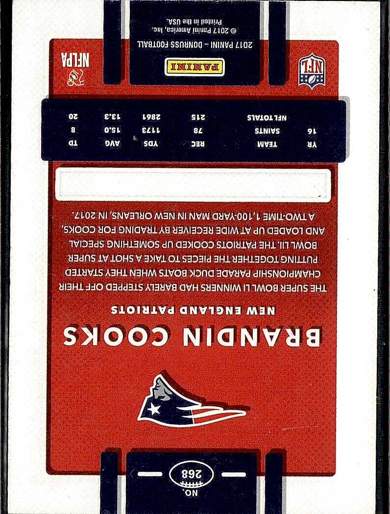 2017 Donruss #268 Brandin Cooks