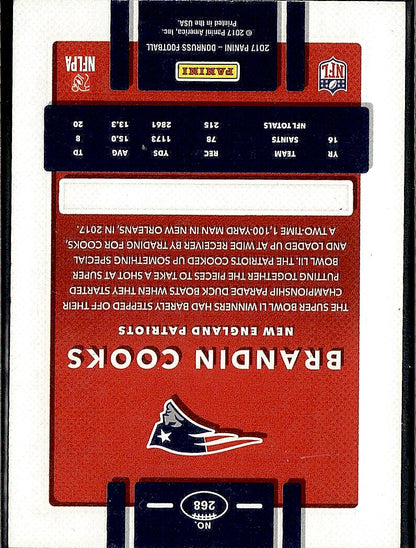 2017 Donruss #268 Brandin Cooks