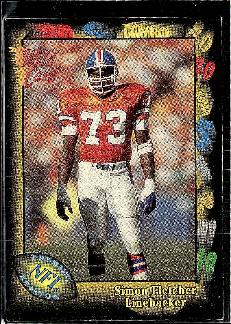 1991 Wild Card #24 Simon Fletcher