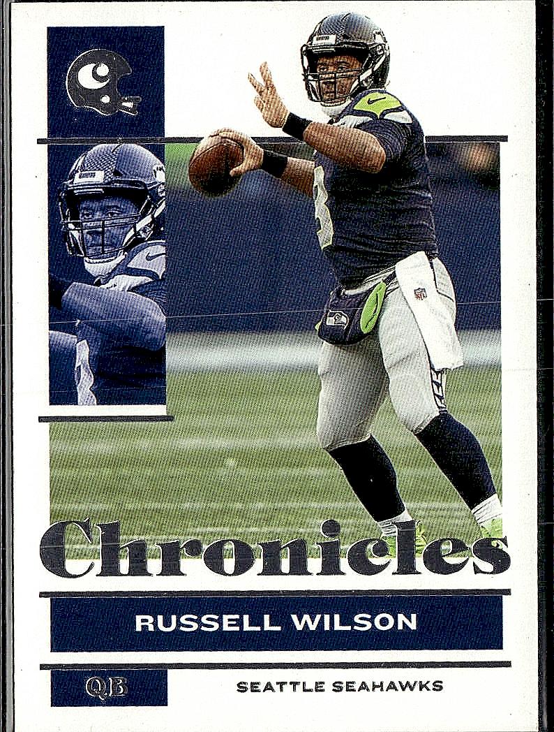 2021 Panini Chronicles #83 Russell Wilson Green
