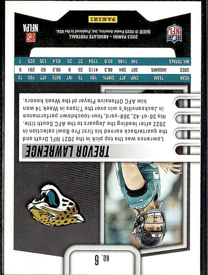 2023 Panini Absolute #6 Trevor Lawrence Retail