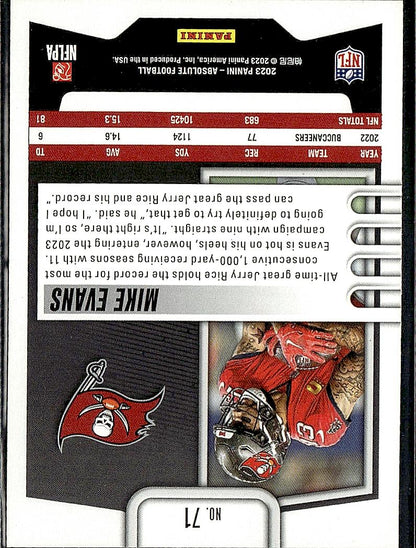 2023 Panini Absolute #71 Mike Evans Retail
