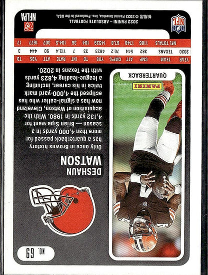 2022 Panini Absolute - Retail #69 Deshaun Watson