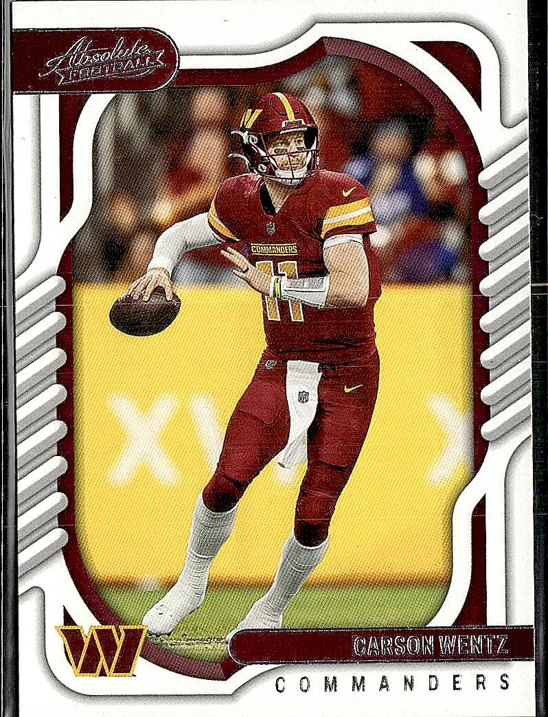 2022 Panini Absolute #96 Carson Wentz
