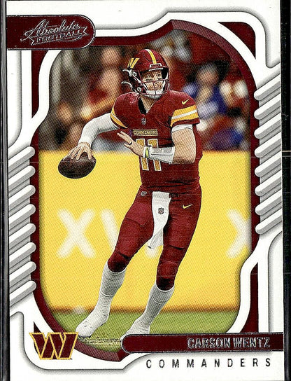 2022 Panini Absolute #96 Carson Wentz