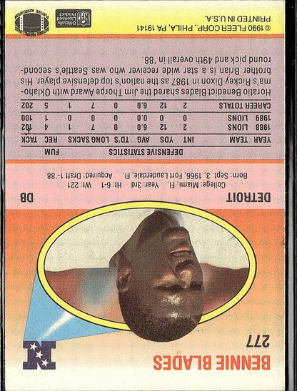 1990 Fleer #277 Bennie Blades