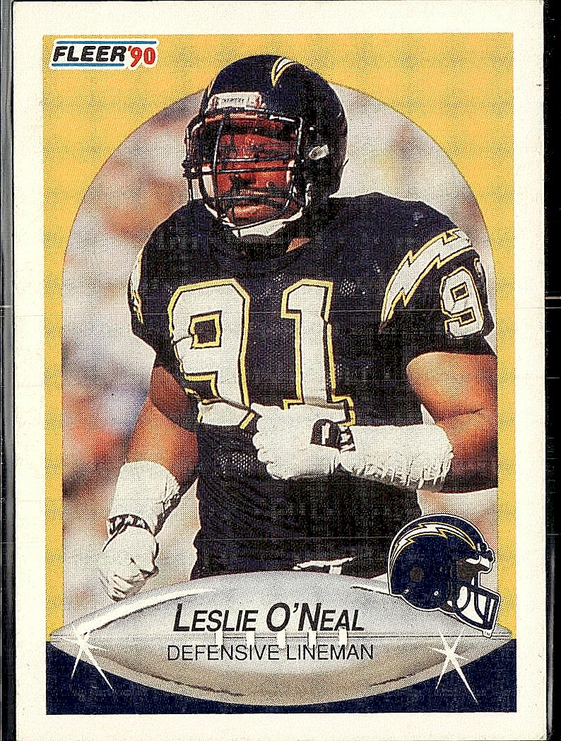 1990 Fleer #312 Leslie O'Neal