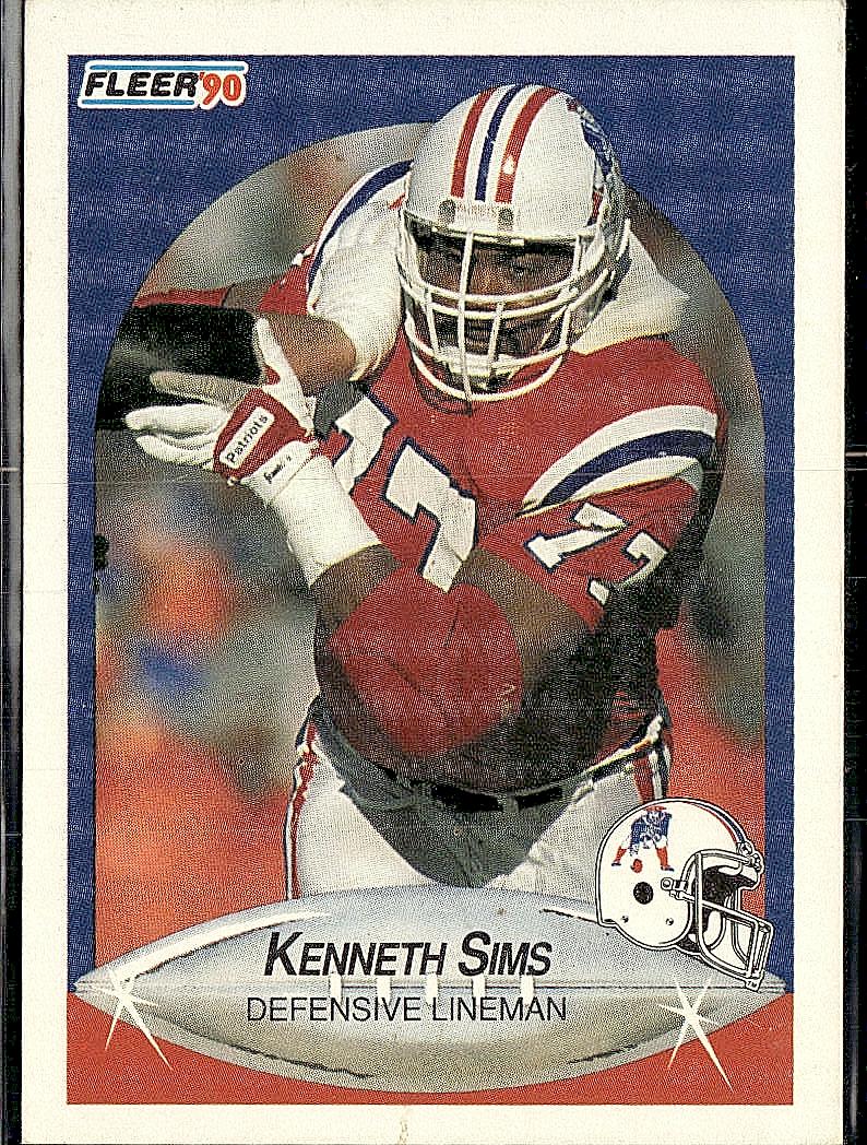 1990 Fleer #327 Kenneth Sims