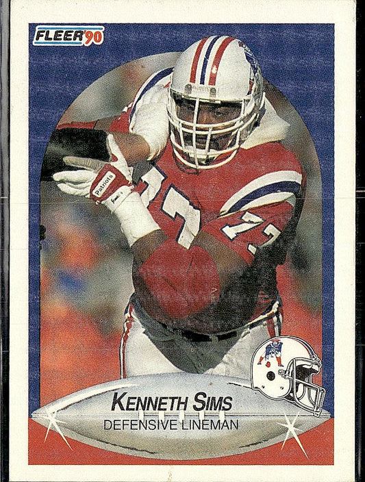 1990 Fleer #327 Kenneth Sims