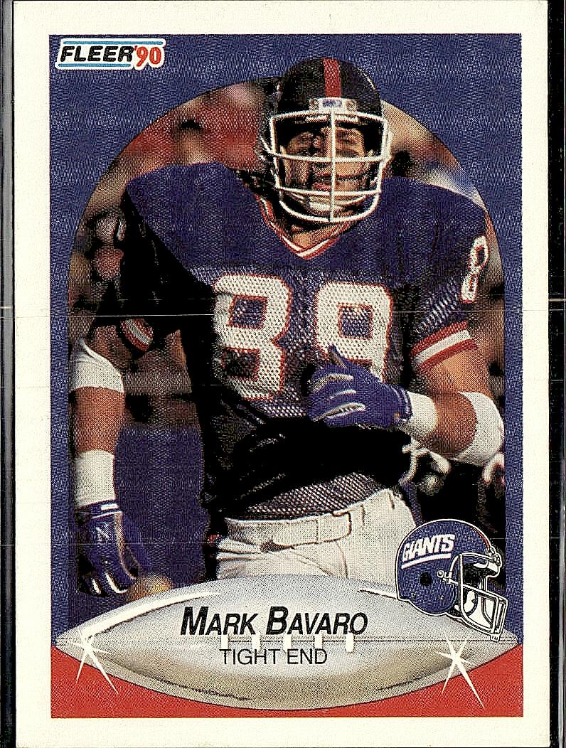 1990 Fleer #64 Mark Bavaro