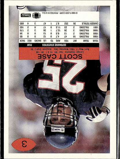 1992 Fleer #3 Scott Case