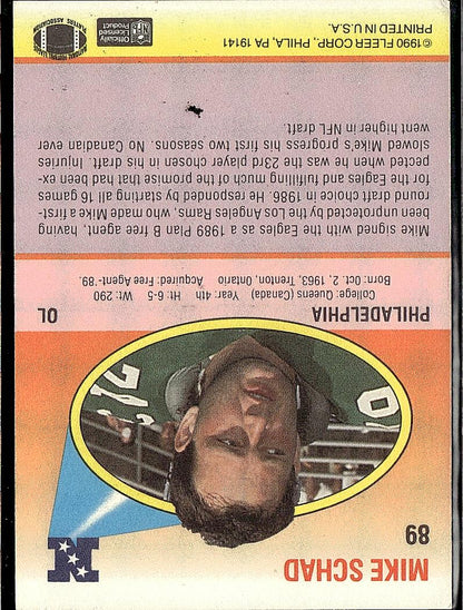 1990 Fleer #89 Mike Schad