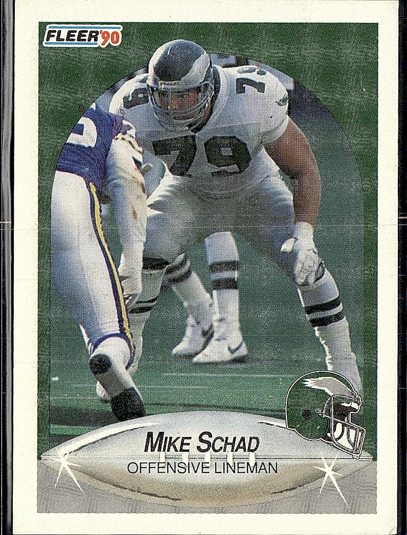 1990 Fleer #89 Mike Schad