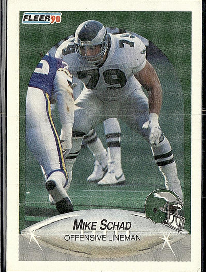 1990 Fleer #89 Mike Schad