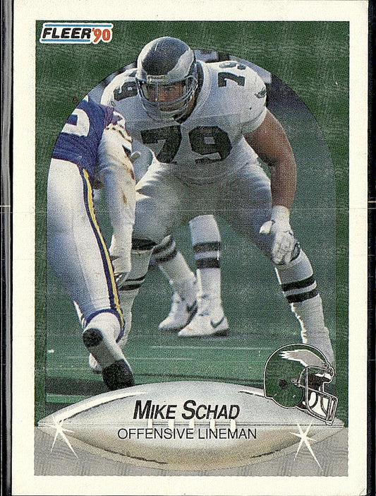 1990 Fleer #89 Mike Schad