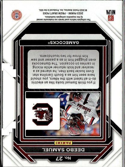 2023 Panini Prizm Draft Picks #27 Deebo Samuel
