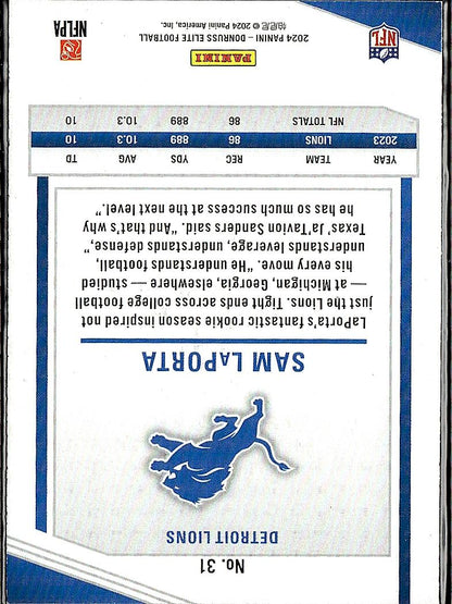2024 Donruss Elite #31 Sam LaPorta