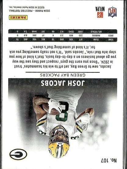 2024 Panini Prestige #107 Josh Jacobs