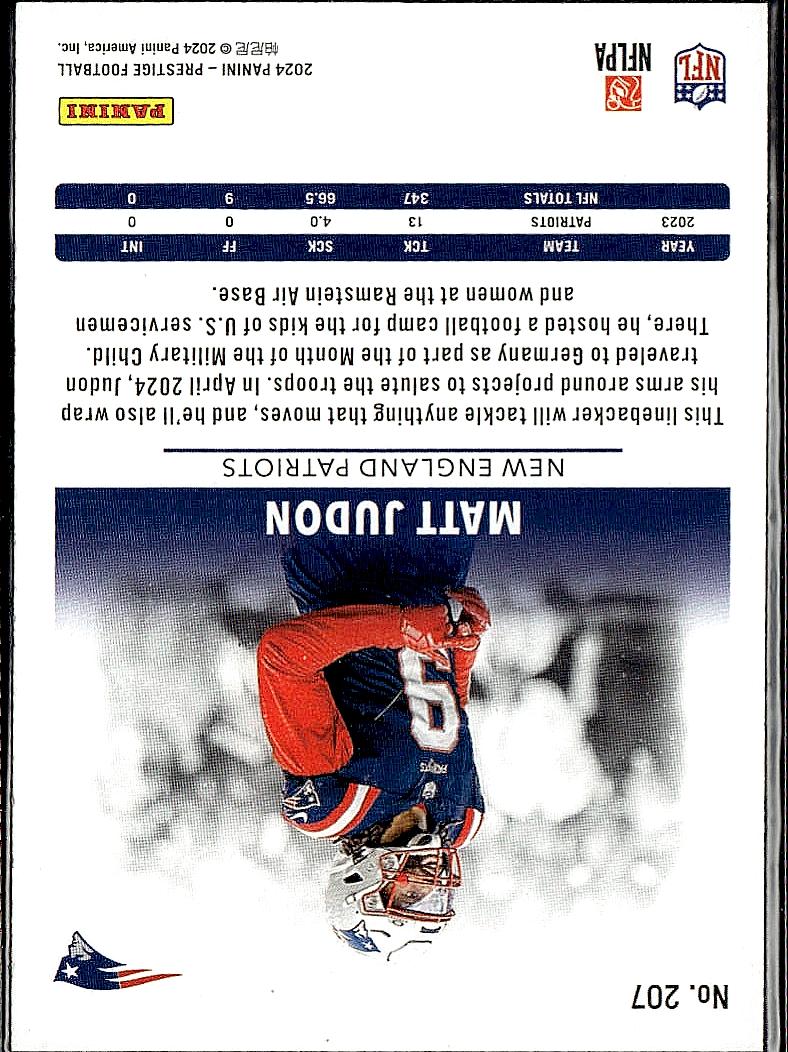 2024 Panini Prestige #207 Matt Judon