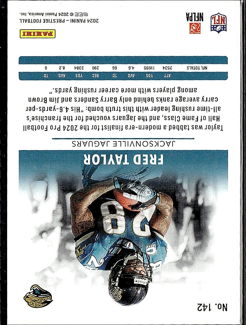 2024 Panini Prestige #142 Fred Taylor