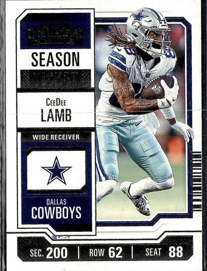 2023 Panini Contenders #27 CeeDee Lamb