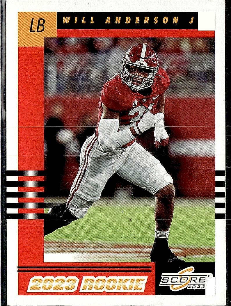 2023 Score #10 Will Anderson Jr. 2003 Throwback Rookies Red