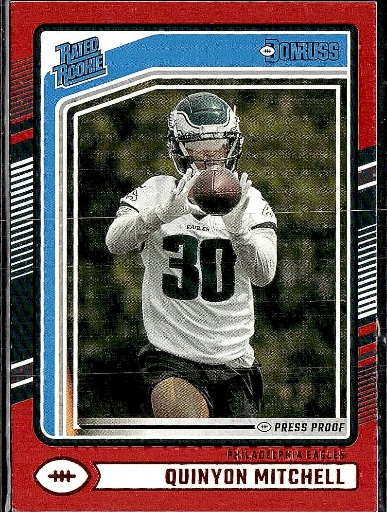 2024 Donruss #361 Quinyon Mitchell Press Proof Red