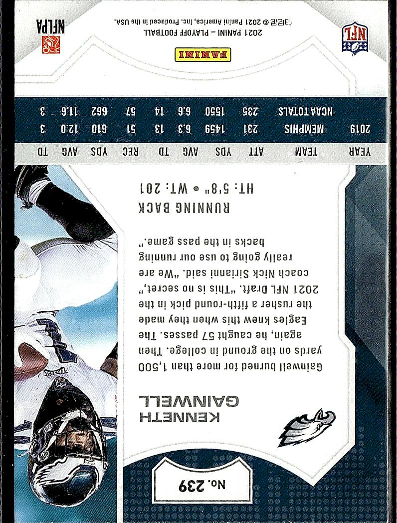2021 Panini Playoff #239 Kenneth Gainwell
