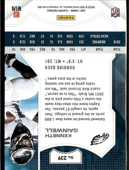 2021 Panini Playoff #239 Kenneth Gainwell