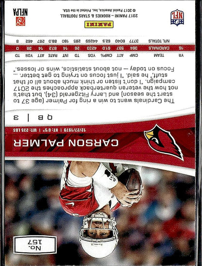 2017 Panini Rookies & Stars #157 Carson Palmer