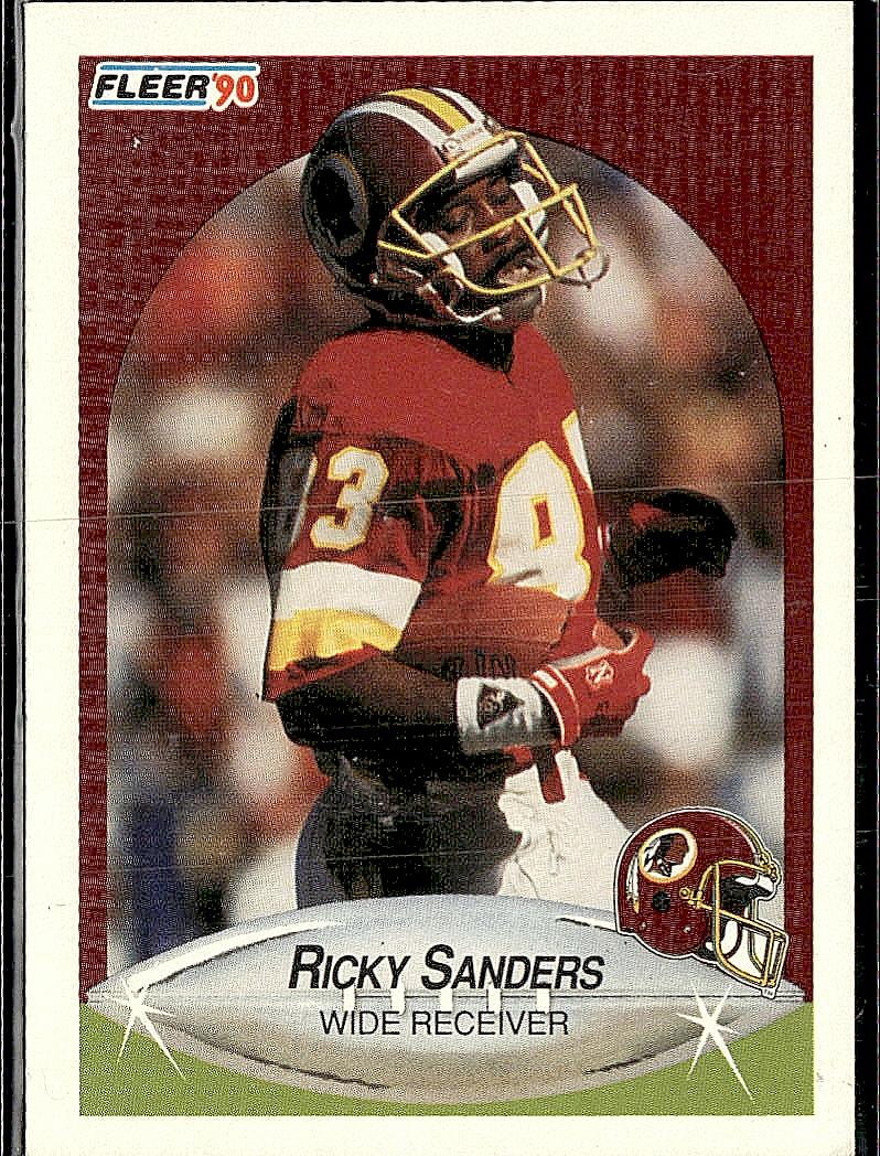 1990 Fleer #167 Ricky Sanders