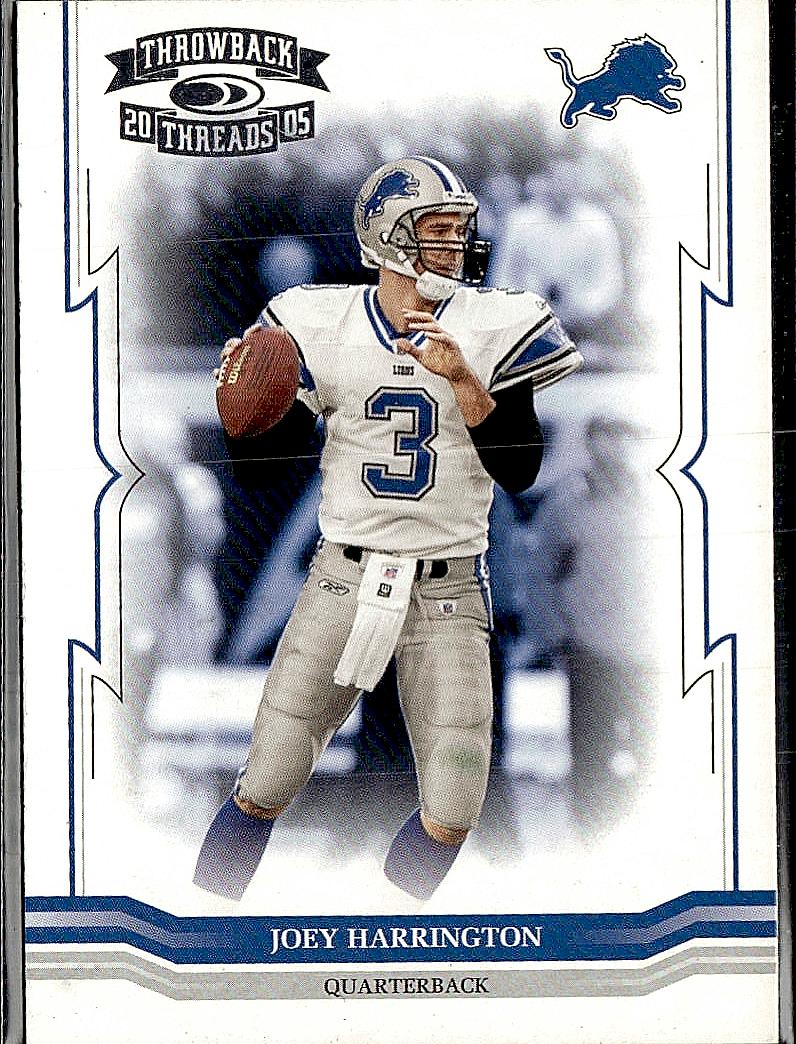 2005 Donruss Throwback Threads #51 Joey Harrington