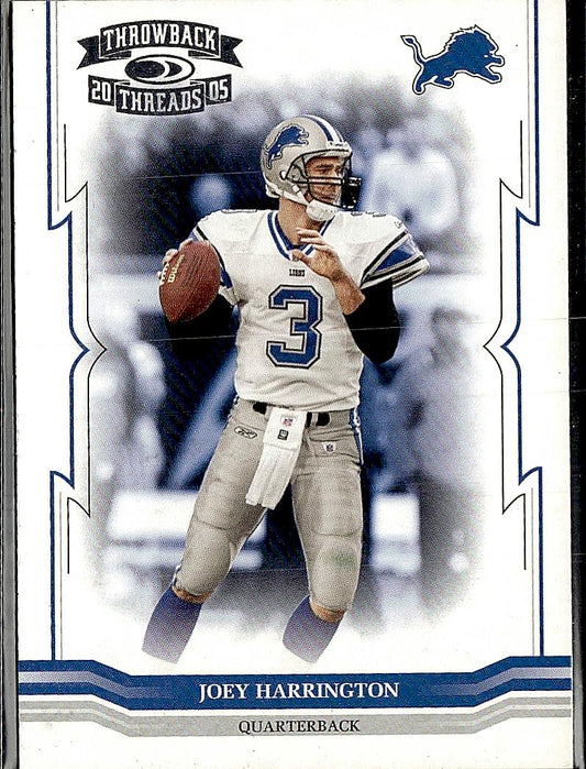 2005 Donruss Throwback Threads #51 Joey Harrington