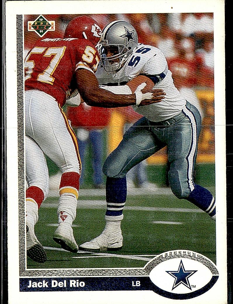 1991 Upper Deck #426 Jack Del Rio