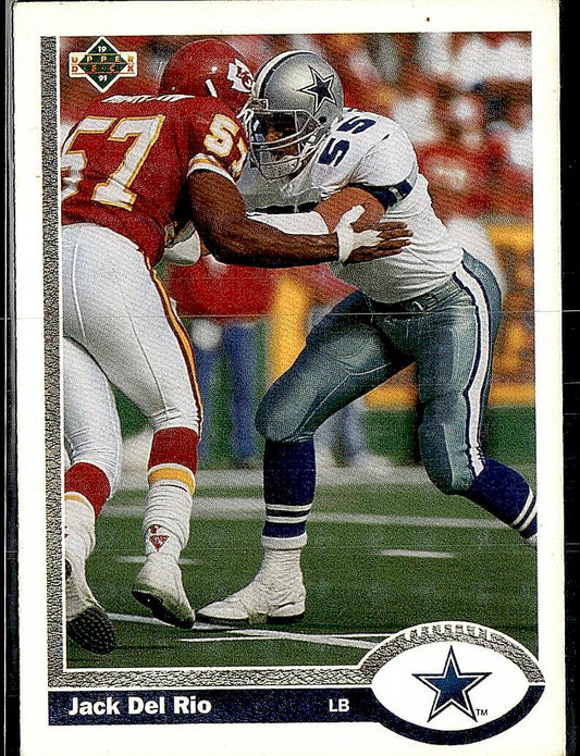 1991 Upper Deck #426 Jack Del Rio