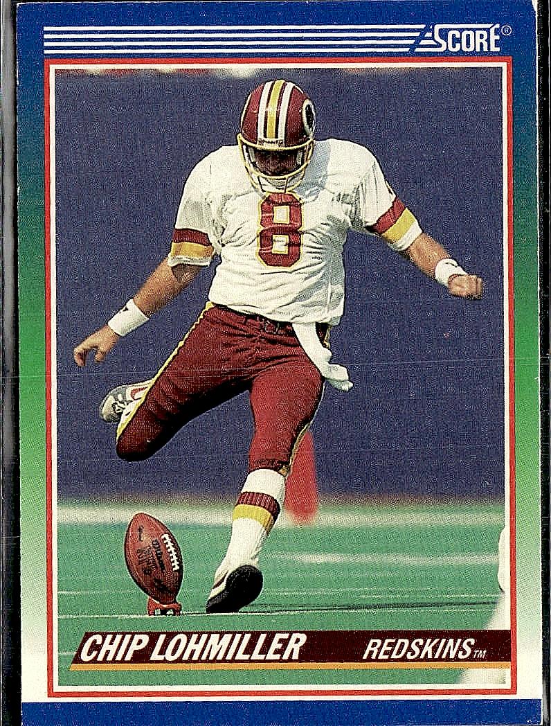 1990 Score #341 Chip Lohmiller