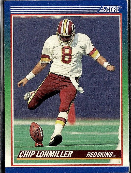 1990 Score #341 Chip Lohmiller